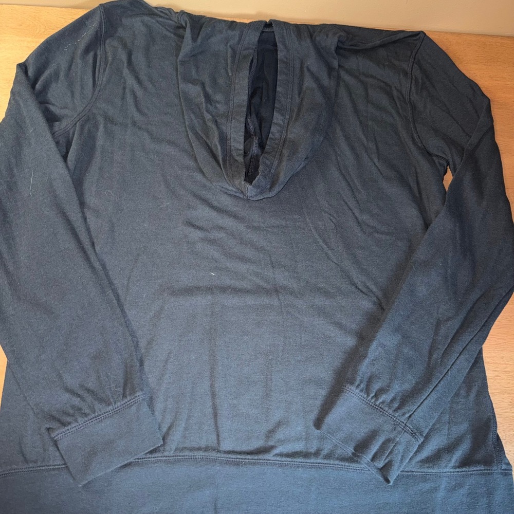 Sonoma Goods For Life Mens XXL Tall Charcoal Gray Rayon Blend Hoodie Pullover